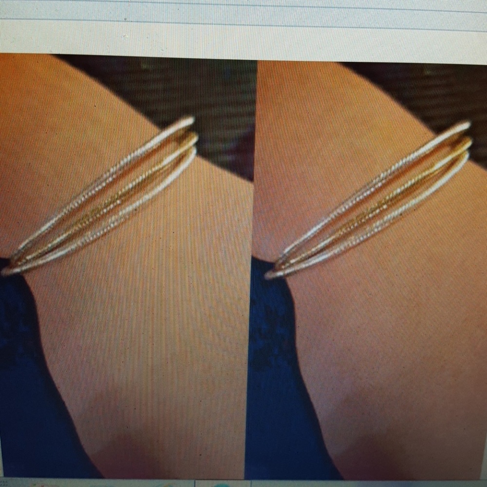 Gold and silver tone QVC bracelet new
